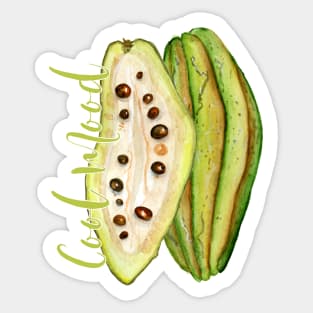 COOL MOOD with fresh fruit Sticker